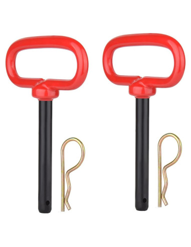 Pasador de Enganche de Remolque Comonc 3/8" Rojo - 2 Pcs
