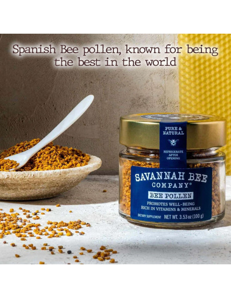 Polen de Abeja en Polvo Savannah Bee 28.35g - Suplemento Natural Polen de Abeja en Polvo Savannah Bee 28.35g - Suplemento Natural