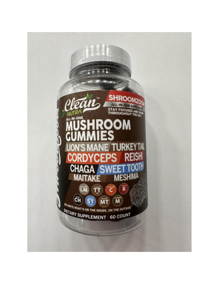 Gominolas de Hongo Clean Nutra 15 en 1 - Suplemento Inmunológico Gominolas de Hongo Clean Nutra 15 en 1 - Suplemento Inmunológico