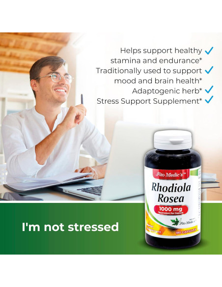 Suplemento de Rhodiola Rosea 1000mg - Fito Medic's - 180 Caps Suplemento de Rhodiola Rosea 1000mg - Fito Medic's - 180 Caps