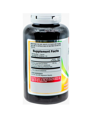Suplemento de Rhodiola Rosea 1000mg - Fito Medic's - 180 Caps