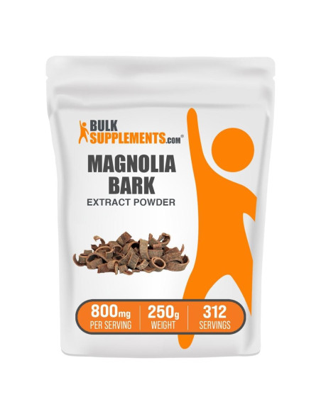 Extracto de Corteza de Magnolia BulkSupplements 250g - Sin Gluten Extracto de Corteza de Magnolia BulkSupplements 250g - Sin Gluten