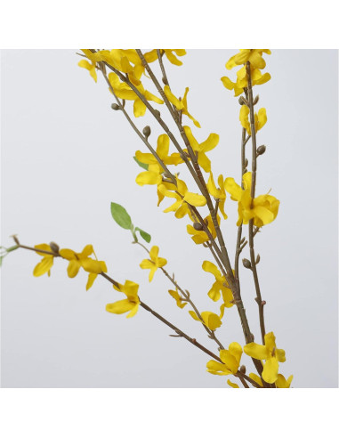 Ramas de Forsitia Artificial Cacise 100 cm - 6 Pcs Decoración