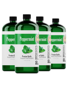 Aceite Esencial de Menta Natures Star 4x0.47L para Aromaterapia