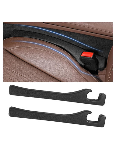 Relleno de Espacio para Asiento de Auto Ivishow 2-Pack Negro