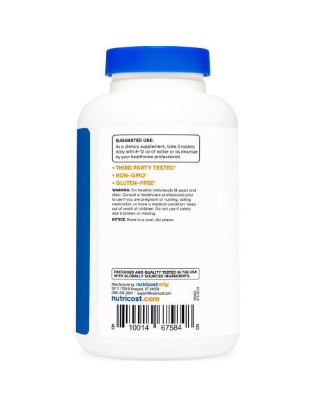 Nutricost Extracto de Chanca Piedra 1800mg - 240 Tabletas Nutricost Extracto de Chanca Piedra 1800mg - 240 Tabletas