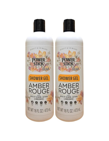 Gel de Ducha Power Stick AMBER ROUGE 473 ml - Jazmín y Ámbar