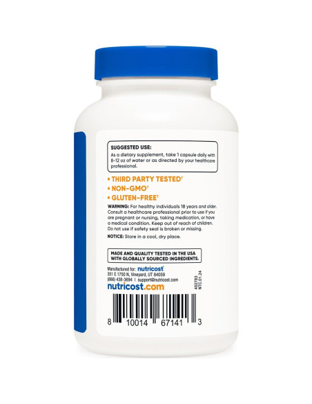 Cápsulas de Raíz de Malvavisco Nutricost 5000mg - 120 Unidades Cápsulas de Raíz de Malvavisco Nutricost 5000mg - 120 Unidades