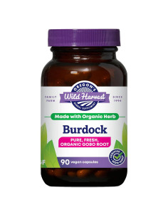 Suplemento Herbal Orgánico Bardana Oregon's Wild Harvest 90 Cápsulas