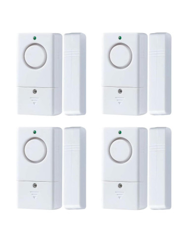 Sensor de Alarma para Puertas Ranisny 120dB 4 Paquete