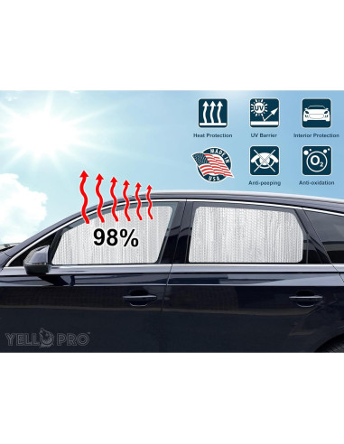 Parasoles laterales Ford Super Duty 2017-2022 YelloPro - Juego de 2