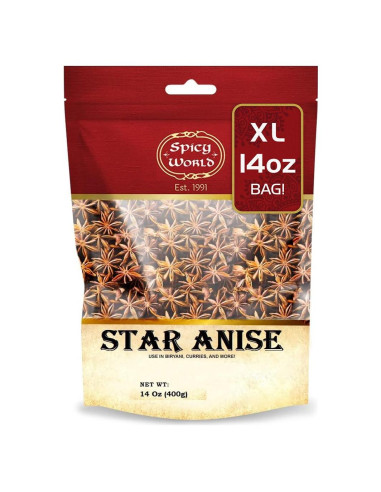 Anís Estrellado 396g Spicy World | Vainas Enteras Premium