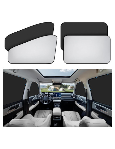 Sombra de Ventana de Auto ZATOOTO - Reversible Plateado y Negro Sombra de Ventana de Auto ZATOOTO - Reversible Plateado y Negro