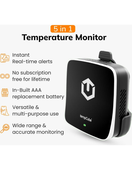 Sensor de Temperatura y Humedad WiFi tempCube Lite+ Sensor de Temperatura y Humedad WiFi tempCube Lite+
