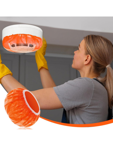 Cubiertas de Alarma de Incendio Tyqour 24 Pcs Naranja 10 cm Cubiertas de Alarma de Incendio Tyqour 24 Pcs Naranja 10 cm