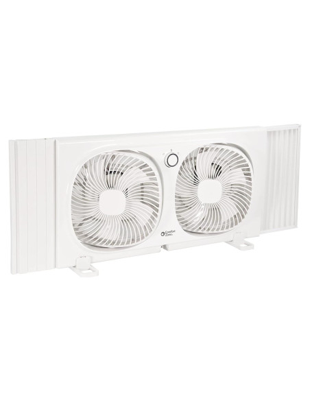 Ventilador de Ventana Comfort Zone CZ329WT 2 Velocidades 56.5-79.4 cm Ventilador de Ventana Comfort Zone CZ329WT 2 Velocidades 56.5-79.4 cm