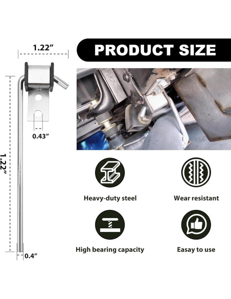 Kit Soporte Escape Universal Joytrace 4 Piezas Acero 10" Kit Soporte Escape Universal Joytrace 4 Piezas Acero 10"