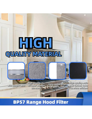Filtro de Campana BP57 QKWL 28.9 x 29.8 cm Aluminio
