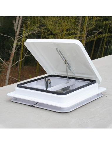 Cubierta de Ventilación de Techo RVGUARD 37.5 cm Blanca - Paquete de 2