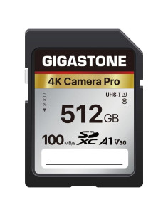 Tarjeta de Memoria Gigastone 512GB 4K UHS-I 100MB/s