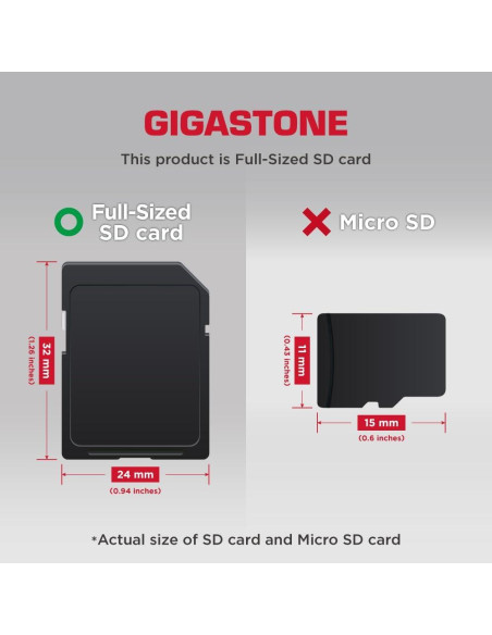 Tarjeta de Memoria Gigastone 512GB 4K UHS-I 100MB/s Tarjeta de Memoria Gigastone 512GB 4K UHS-I 100MB/s
