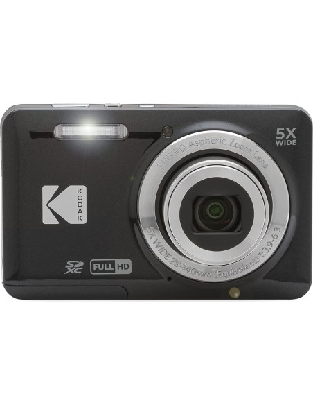 Cámara Digital Kodak PIXPRO FZ55 Negra + Funda + Tarjeta 128GB Cámara Digital Kodak PIXPRO FZ55 Negra + Funda + Tarjeta 128GB