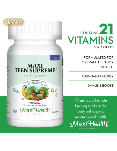 Multivitamina para Niños Maxi Health HIS 60 Tablets Sin Sabor Multivitamina para Niños Maxi Health HIS 60 Tablets Sin Sabor