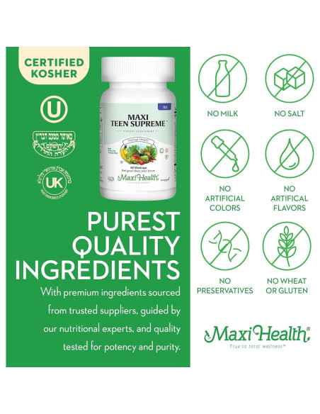 Multivitamina para Niños Maxi Health HIS 60 Tablets Sin Sabor Multivitamina para Niños Maxi Health HIS 60 Tablets Sin Sabor