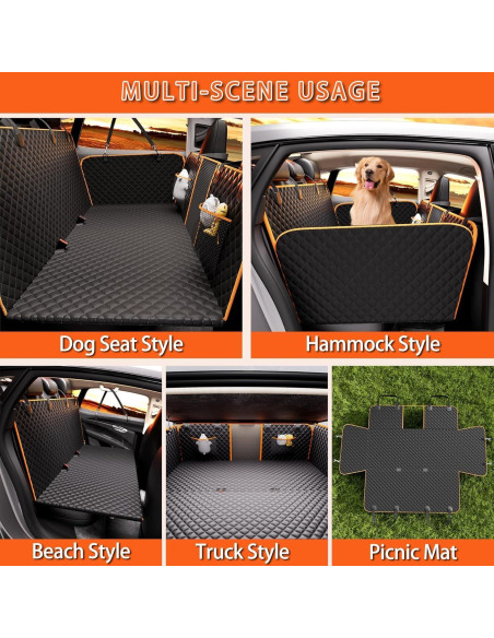 Funda de Asiento Trasero para Perros Chilino JHZD01 Impermeable Funda de Asiento Trasero para Perros Chilino JHZD01 Impermeable