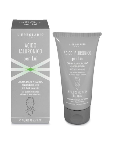 Crema de Manos LErbolario con Ácido Hialurónico 70.87 g