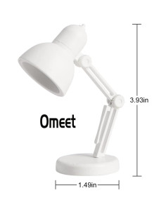 2 Lámparas de Mesa LED Plegables Omeet para Lectura Nocturna 2