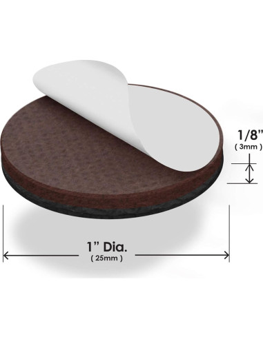 Almohadillas Antideslizantes Slipstick GorillaPads 2.54 cm - Juego de 16