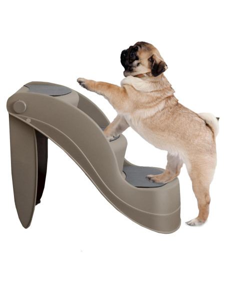 Escaleras para Mascotas PETMAKER 3 Pasos Beige - Duraderas Escaleras para Mascotas PETMAKER 3 Pasos Beige - Duraderas