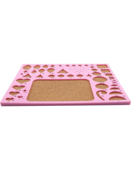 Conjunto de Plantillas de Quilling JCBIZ Rosa 180x210mm Conjunto de Plantillas de Quilling JCBIZ Rosa 180x210mm