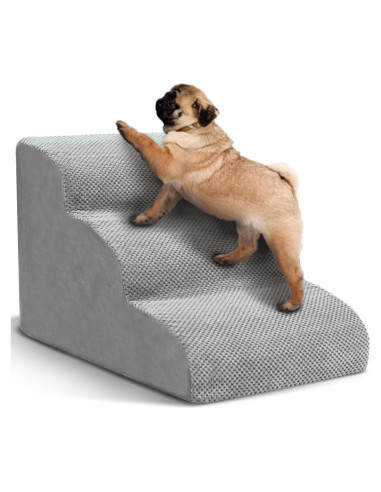 Escalera para Perros Pequeños Heeyoo 3 Niveles Antideslizante