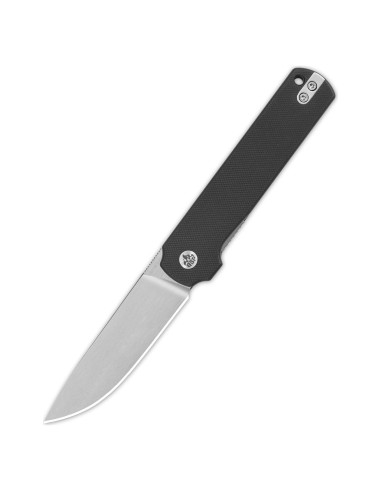 Cuchillo de Bolsillo QSP Lark G10 Negro 8cm Hoja 14C28N