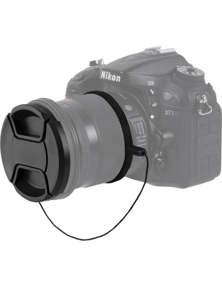 Paquete de 2 tapas de lente 49mm ZZJMCH para cámaras DSLR Paquete de 2 tapas de lente 49mm ZZJMCH para cámaras DSLR