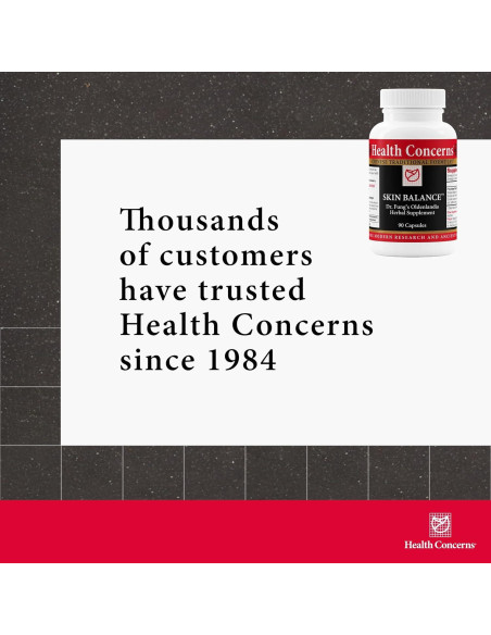 Suplemento Herbal Health Concerns para Equilibrio de Piel - 90 Cápsulas Suplemento Herbal Health Concerns para Equilibrio de Piel - 90 Cápsulas
