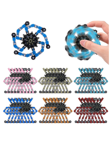 Set de 6 Spinners Antiestrés Transformables Foilswirl Set de 6 Spinners Antiestrés Transformables Foilswirl