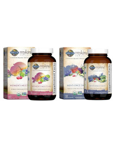 Multivitaminas Orgánicas Jardín de Vida para Mujeres 40+ y Hombres - 60 Tabletas