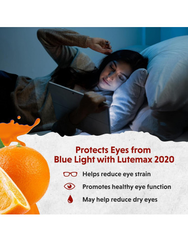 Suplemento Ocular Barlean's 473ml Omega 3 Luteína Mandarina