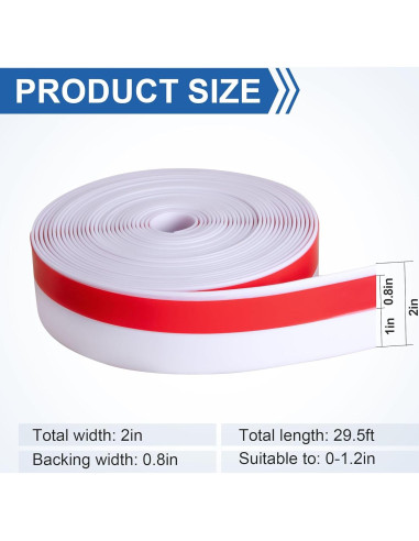 Tira de Sello Adhesiva Moonoom 9m x 5cm Aislamiento Impermeable