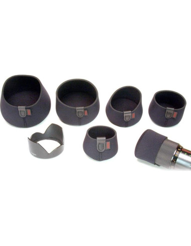 Capucha de Lente OP/Tech USA Neopreno 4XL Negra para DSLR