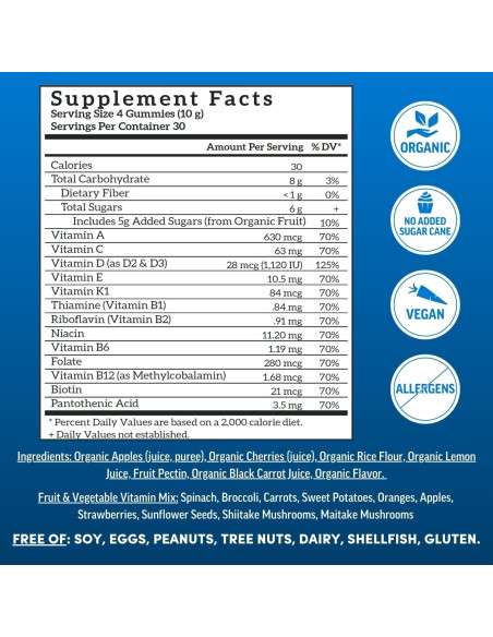 Multivitamina Vegana para Hombres Llama Naturals Cereza 120 Gomas Multivitamina Vegana para Hombres Llama Naturals Cereza 120 Gomas