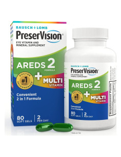 PreserVision AREDS 2 + Multivitamina 80 geles blandos Bausch + Lomb