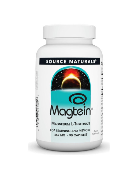 Source Naturals Magtein Magnesio L-Treonato 667mg 90 Cápsulas Source Naturals Magtein Magnesio L-Treonato 667mg 90 Cápsulas