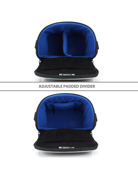 Funda para cámara DSLR USA Gear Negra con correa ajustable Funda para cámara DSLR USA Gear Negra con correa ajustable