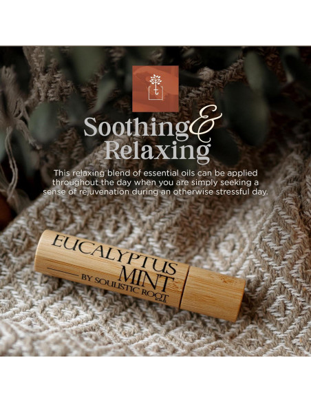 Aceite Esencial Roll-On Eucalipto y Menta Soulistic Root 10ml Aceite Esencial Roll-On Eucalipto y Menta Soulistic Root 10ml