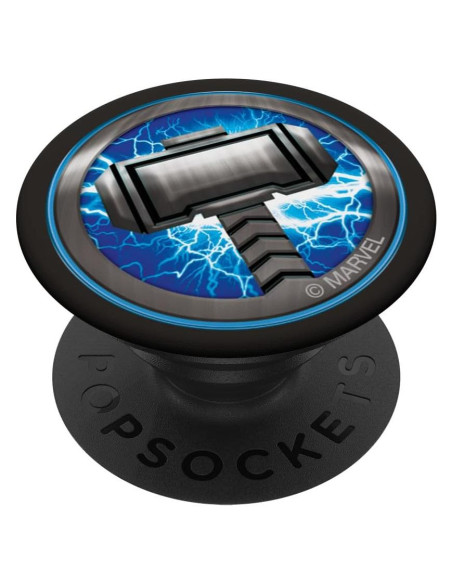 Soporte para Teléfono PopSockets Thor Mjolnir Negro Soporte para Teléfono PopSockets Thor Mjolnir Negro