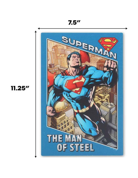 Cartel Decorativo de Madera Superman 19x28 cm Open Road Brands Cartel Decorativo de Madera Superman 19x28 cm Open Road Brands